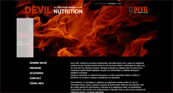 Desktop Screenshot of devilnutrition.ro